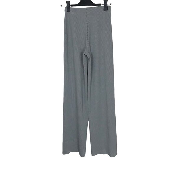 Vince Grey High Waisted Ribbed Flare Pants Size XXS - Picture 5 of 7